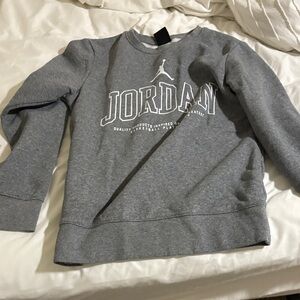 Jordan Gray Crewneck Sweatshirt